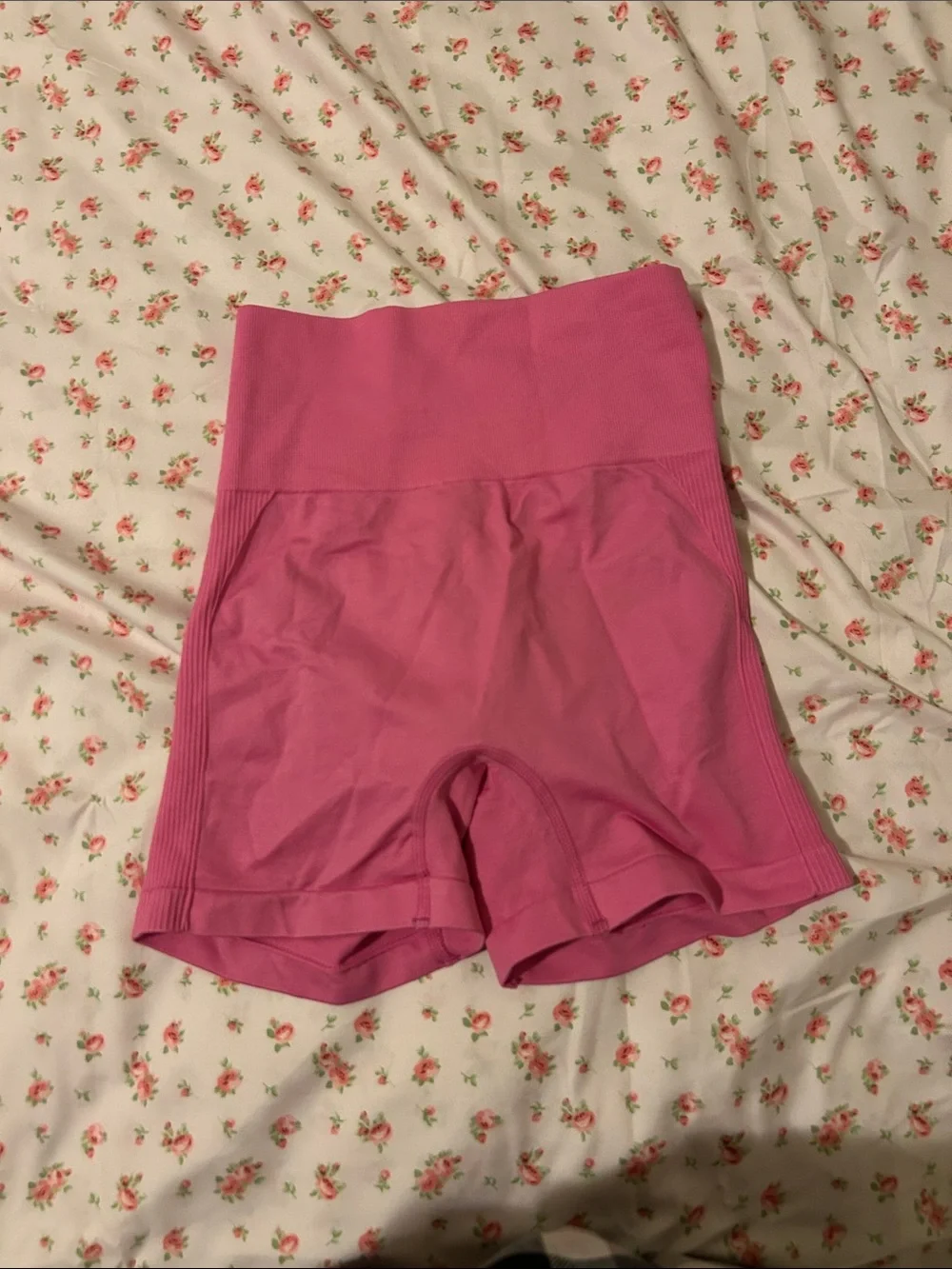 New Mix High-Waist Pink Bike Shorts